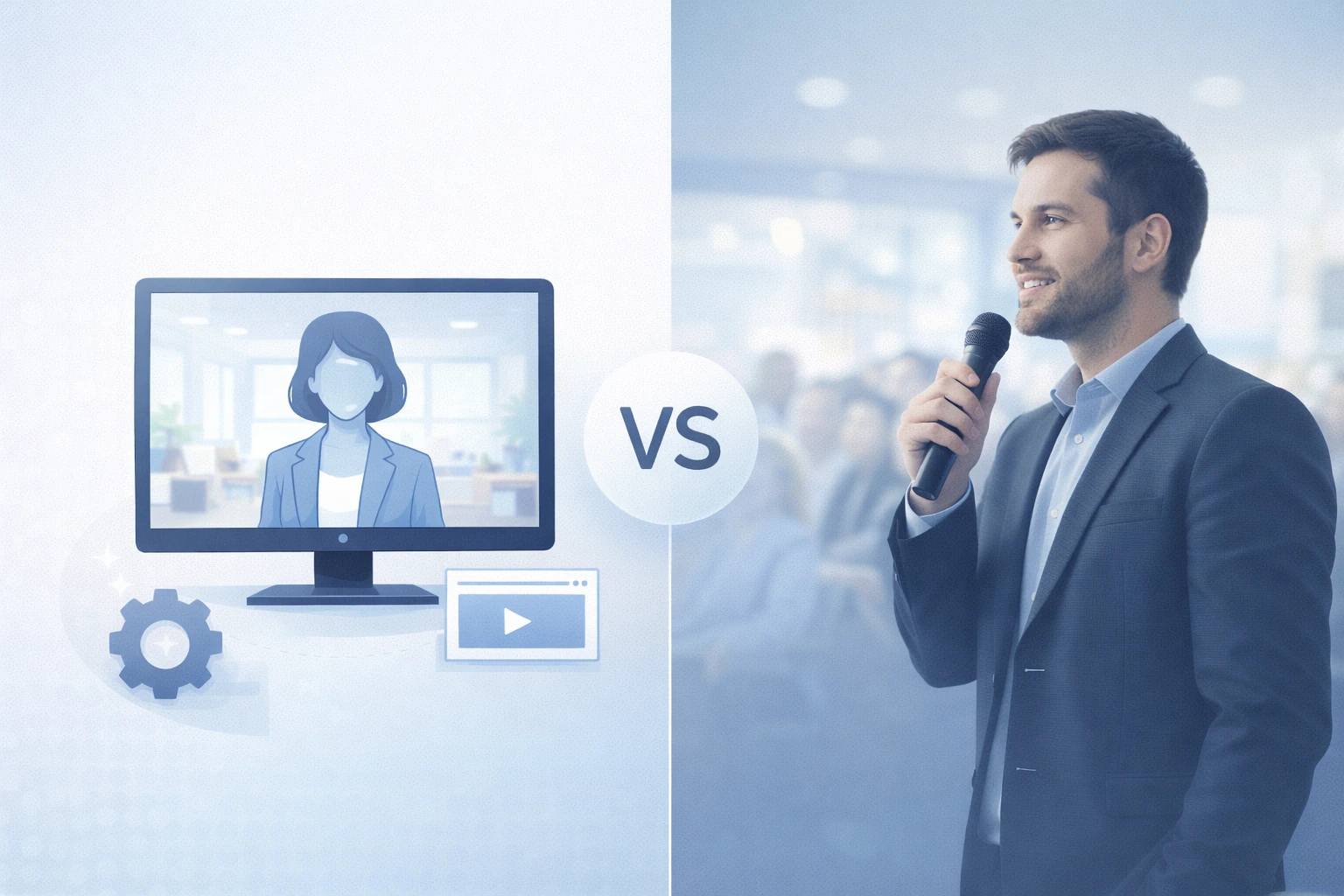 ai avatar videos vs real presenters