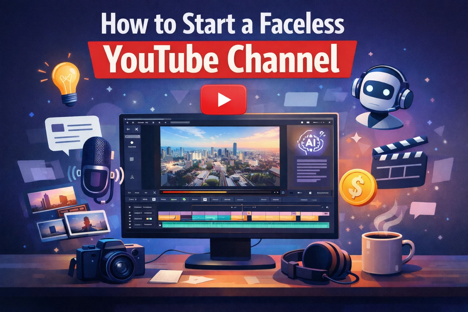 how to start a faceless youtube channel